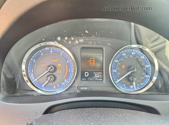 2T1BURHE7KC210587 2019 TOYOTA COROLLA Blue Սարքավորումների վահանակի տեսք