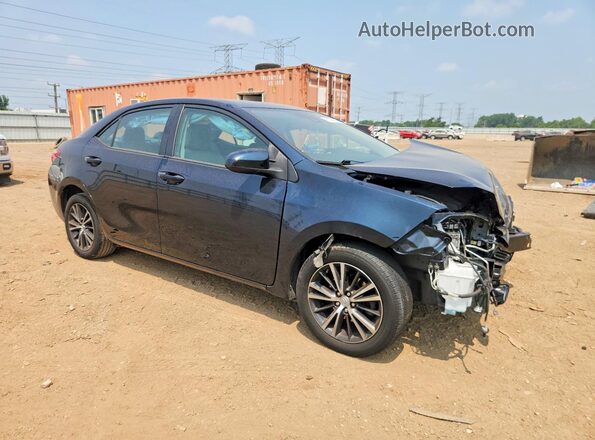 2T1BURHE7KC210587 2019 TOYOTA COROLLA Blue Առջևի աջ