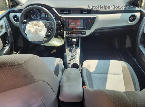 2T1BURHE7KC210587 2019 TOYOTA COROLLA Blue Առջևի վահանակի տեսք