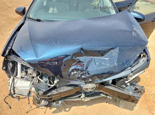 2T1BURHE7KC210587 2019 TOYOTA COROLLA Blue Սալոնի հետևի տեսք