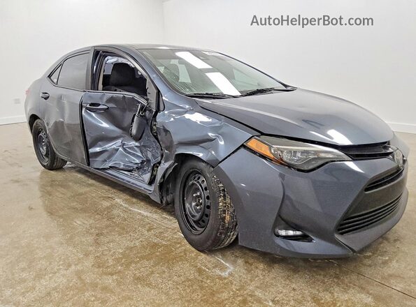 2T1BURHE7KC212307 2019 TOYOTA COROLLA Gray Przód prawy
