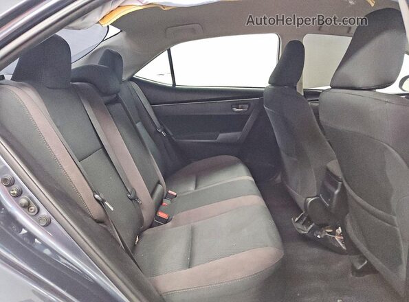 2T1BURHE7KC212307 2019 TOYOTA COROLLA Gray Widok tylnych siedzeń