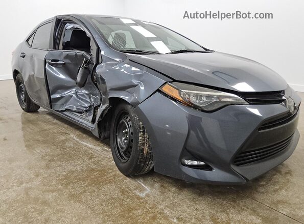 2T1BURHE7KC212307 2019 TOYOTA COROLLA Gray 