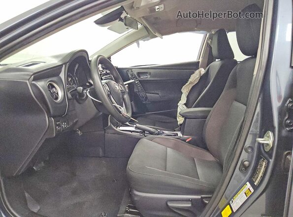 2T1BURHE7KC212307 2019 TOYOTA COROLLA Gray Widok wnętrza z przodu