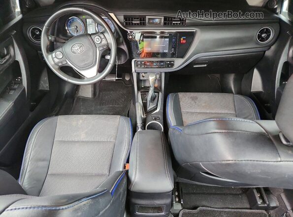 2T1BURHE7KC217152 2019 TOYOTA COROLLA Black Առջևի վահանակի տեսք