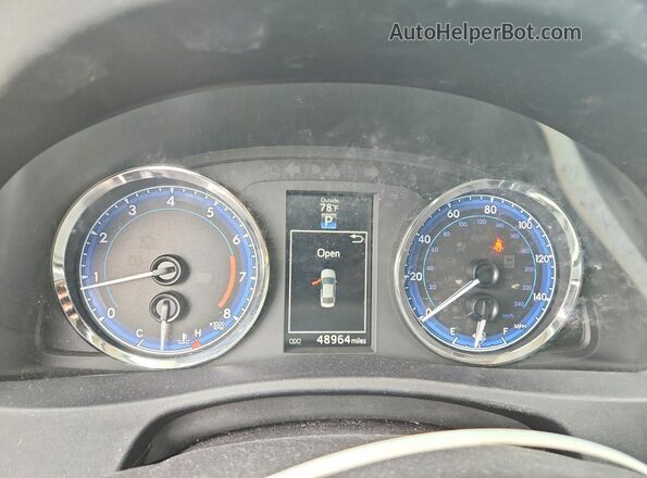 2T1BURHE7KC217152 2019 TOYOTA COROLLA Black Սարքավորումների վահանակի տեսք