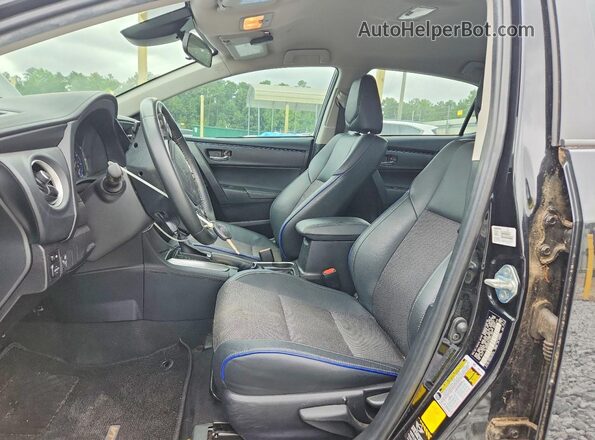 2T1BURHE7KC217152 2019 TOYOTA COROLLA Black Սալոնի դիմացի տեսք