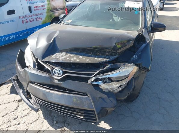 2T1BURHE8GC497591 2016 TOYOTA COROLLA Black წინა ხედი