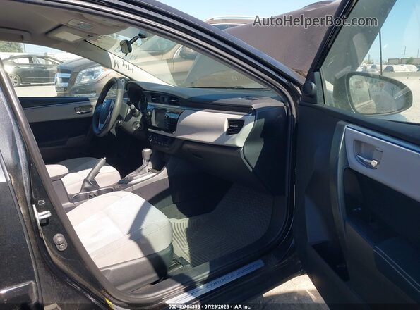 2T1BURHE8GC497591 2016 TOYOTA COROLLA Black წინა სალონის ხედი