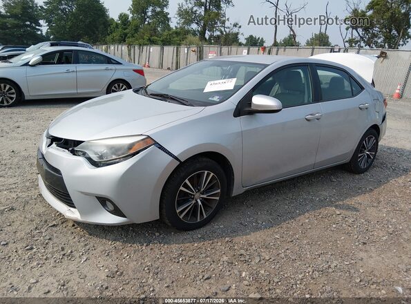 2T1BURHE8GC523462 2016 TOYOTA COROLLA Silver წინა მარცხენა ხედი სამი მეოთხედიდან