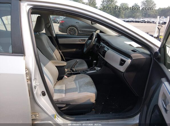 2T1BURHE8GC523462 2016 TOYOTA COROLLA Silver წინა სალონის ხედი