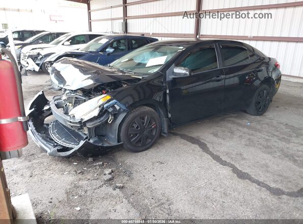 2T1BURHE8GC534932 2016 TOYOTA COROLLA Black Vista tres cuartos delantera izquierda