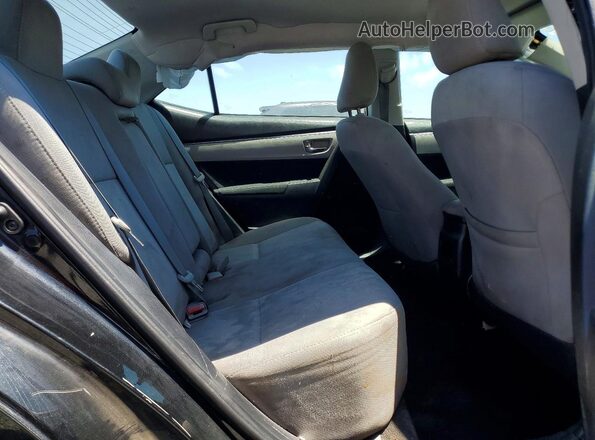 2T1BURHE8GC536602 2016 TOYOTA COROLLA Black Widok tylnych siedzeń