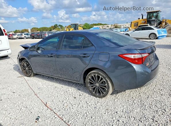 2T1BURHE8GC537426 2016 TOYOTA COROLLA Gray Rear left