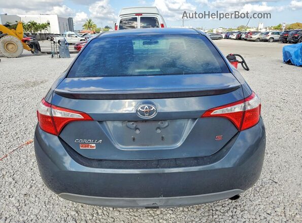 2T1BURHE8GC537426 2016 TOYOTA COROLLA Gray Rear view