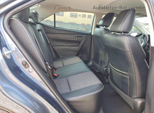 2T1BURHE8GC537426 2016 TOYOTA COROLLA Gray Rear seats view