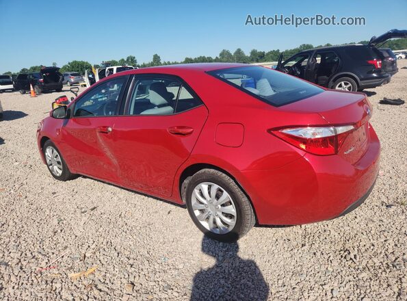 2T1BURHE8GC541329 2016 TOYOTA COROLLA Red Tył lewy