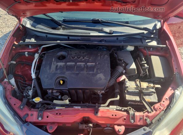 2T1BURHE8GC541329 2016 TOYOTA COROLLA Red Widok wnętrza z tyłu