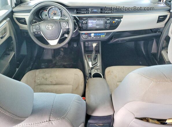 2T1BURHE8GC546935 2016 TOYOTA COROLLA Silver Вид панелі приладів
