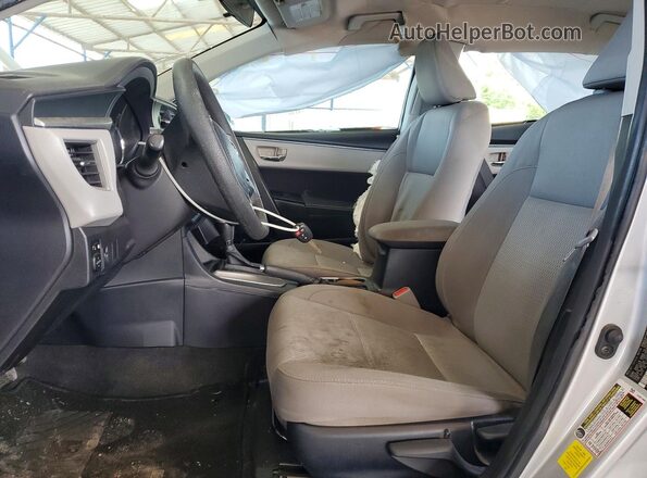 2T1BURHE8GC546935 2016 TOYOTA COROLLA Silver Вид салону спереду