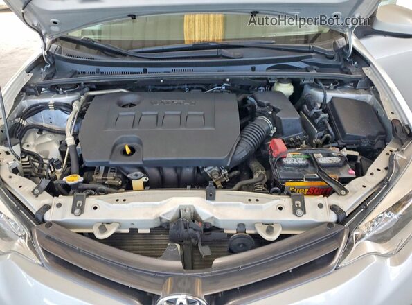 2T1BURHE8GC546935 2016 TOYOTA COROLLA Silver Вид задньої частини салону
