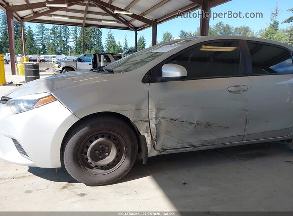 2T1BURHE8GC590014 2016 TOYOTA COROLLA Silver Դիմացի տեսք