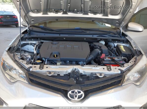 2T1BURHE8GC590014 2016 TOYOTA COROLLA Silver Հետևի տեսք