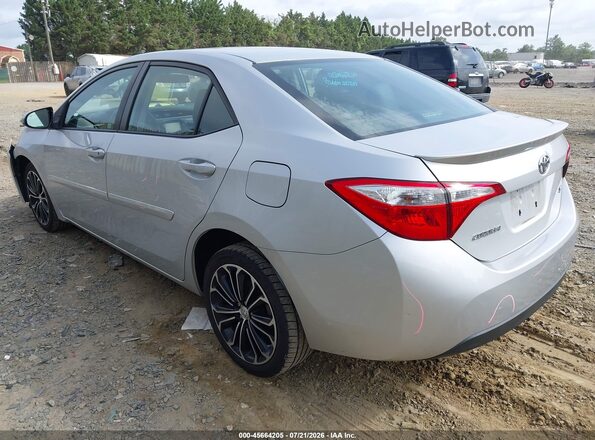 2T1BURHE8GC611153 2016 TOYOTA COROLLA Silver Задня ліва чверть