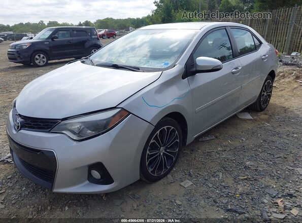 2T1BURHE8GC611153 2016 TOYOTA COROLLA Silver Передня ліва чверть