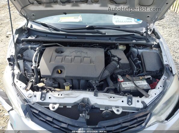2T1BURHE8GC611153 2016 TOYOTA COROLLA Silver Вид ззаду
