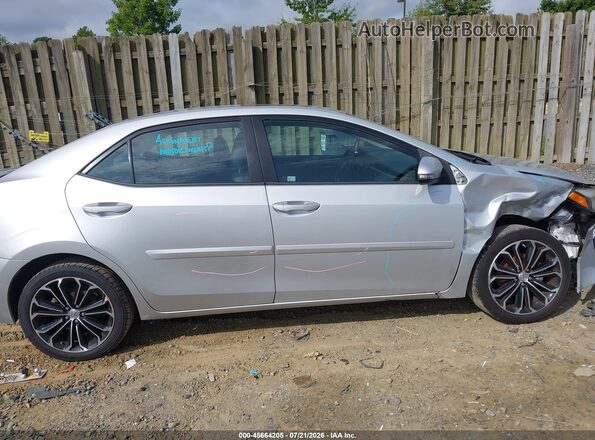 2T1BURHE8GC611153 2016 TOYOTA COROLLA Silver Вид задньої частини салону