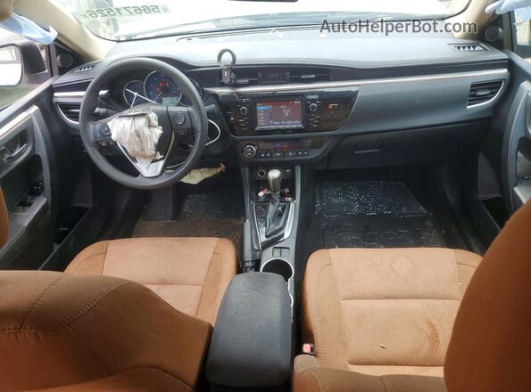 2T1BURHE8GC626509 2016 TOYOTA COROLLA White Առջևի վահանակի տեսք