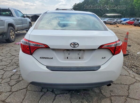 2T1BURHE8GC626509 2016 TOYOTA COROLLA White Հետևի տեսք