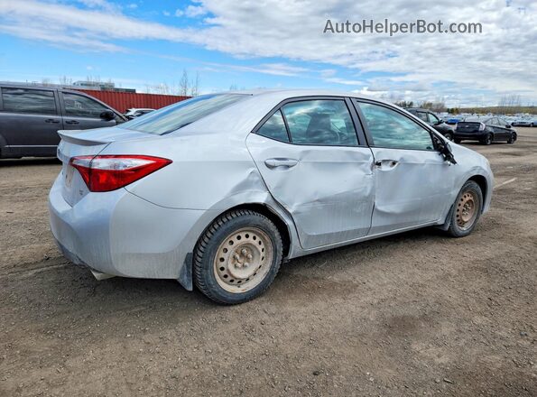 2T1BURHE8GC635520 2016 TOYOTA COROLLA Серебряный Задняя правая четверть