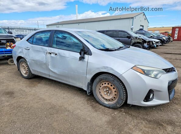 2T1BURHE8GC635520 2016 TOYOTA COROLLA Серебряный Передняя правая четверть