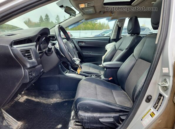 2T1BURHE8GC635520 2016 TOYOTA COROLLA Серебряный Вид салона спереди