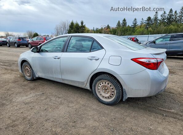 2T1BURHE8GC635520 2016 TOYOTA COROLLA Серебряный Задняя левая четверть
