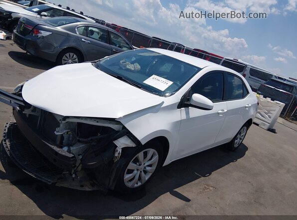 2T1BURHE8GC651474 2016 TOYOTA COROLLA White Vista tres cuartos delantera izquierda