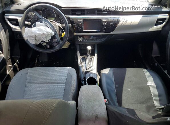 2T1BURHE8GC668470 2016 TOYOTA COROLLA Charcoal Vista del salpicadero