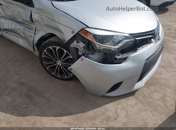 2T1BURHE8GC679288 2016 TOYOTA COROLLA Silver წინა ხედი