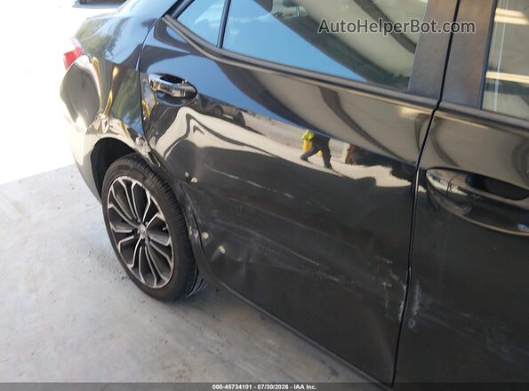 2T1BURHE8GC683681 2016 TOYOTA COROLLA Black Դիմացի տեսք