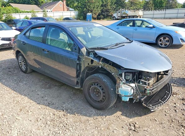 2T1BURHE8GC691828 2016 TOYOTA COROLLA Blue Front right