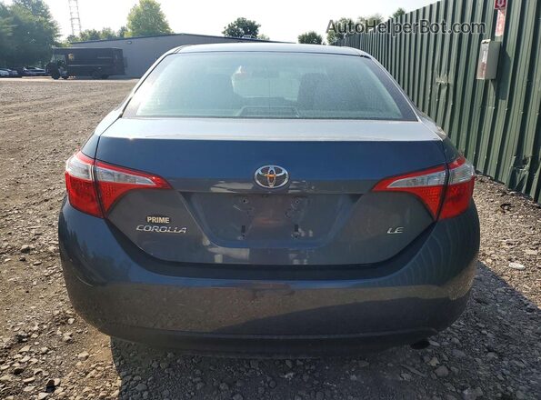 2T1BURHE8GC691828 2016 TOYOTA COROLLA Blue Rear view