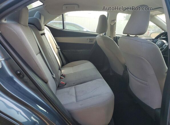 2T1BURHE8GC691828 2016 TOYOTA COROLLA Blue Rear seats view
