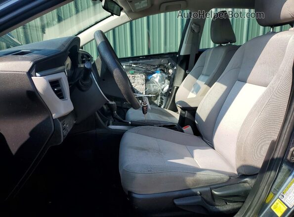 2T1BURHE8GC691828 2016 TOYOTA COROLLA Blue Front interior view