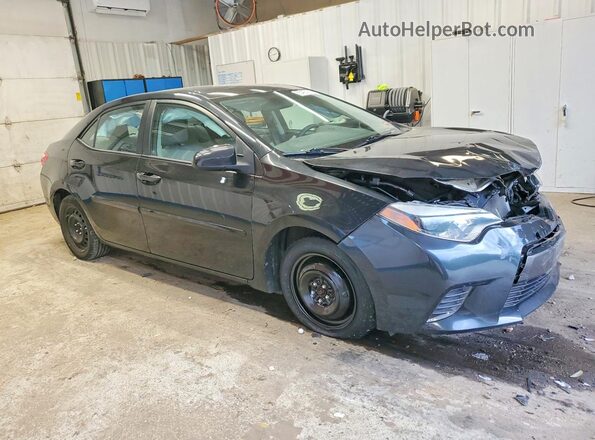 2T1BURHE8GC700981 2016 TOYOTA COROLLA Black Przód prawy