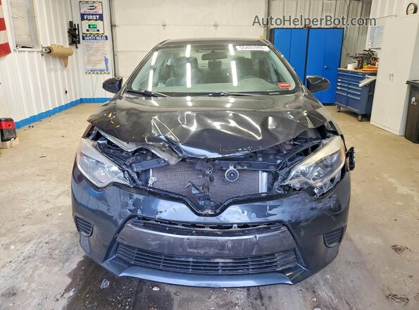 2T1BURHE8GC700981 2016 TOYOTA COROLLA Black Widok z przodu