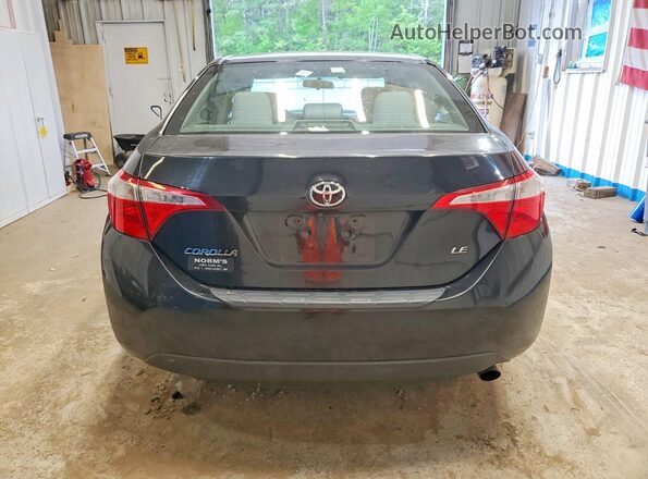 2T1BURHE8GC700981 2016 TOYOTA COROLLA Black Widok z tyłu