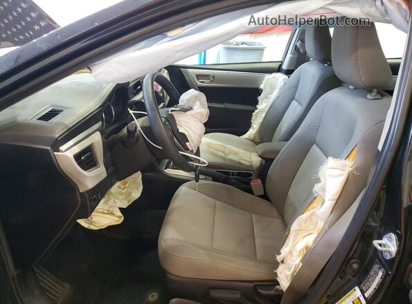 2T1BURHE8GC700981 2016 TOYOTA COROLLA Black Widok wnętrza z przodu