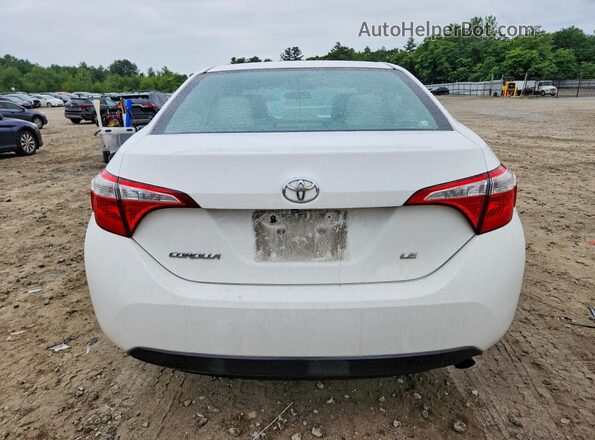 2T1BURHE8GC714962 2016 TOYOTA COROLLA White Հետևի տեսք